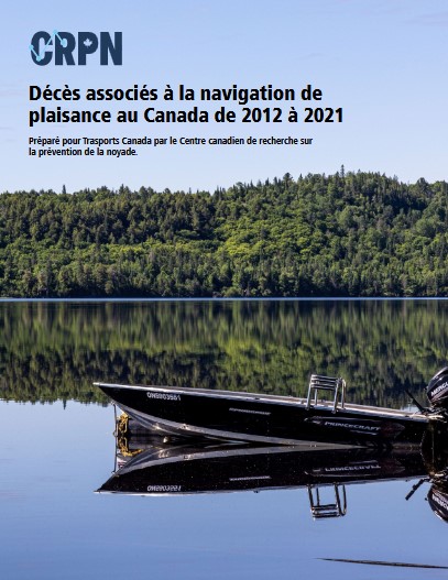 Cover of French Recreation Boating-Related Fatalities in Canada report 2012-2021
